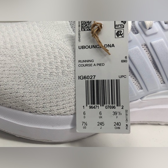 Adidas Women’s UBounce DNA Running Shoes - Size 7.5 Previous display model - Picture 12 of 13